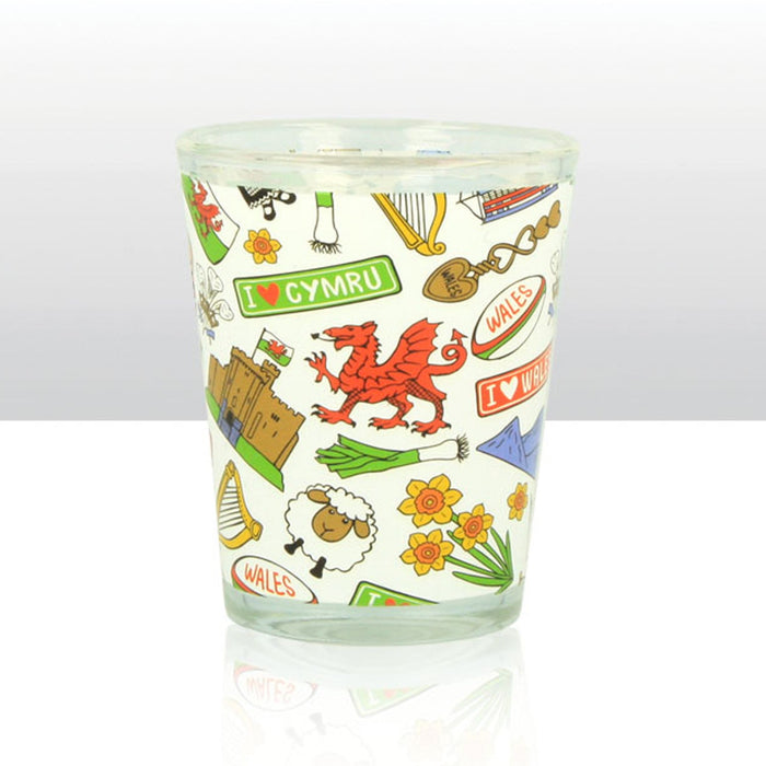 Wonderful Wales Shot Glass 0012