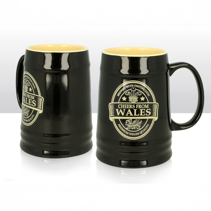 Cheers from Wales Ceramic Stein 0012