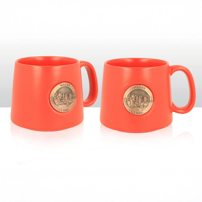 Wales Montage Metal Disc Ceramic Mug 0012