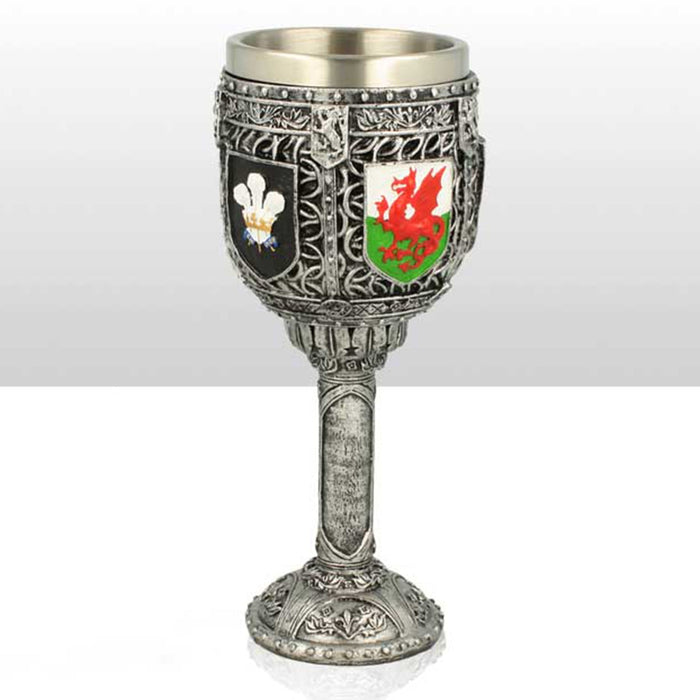 Wales Dragon Medieval Resin Goblet 001
