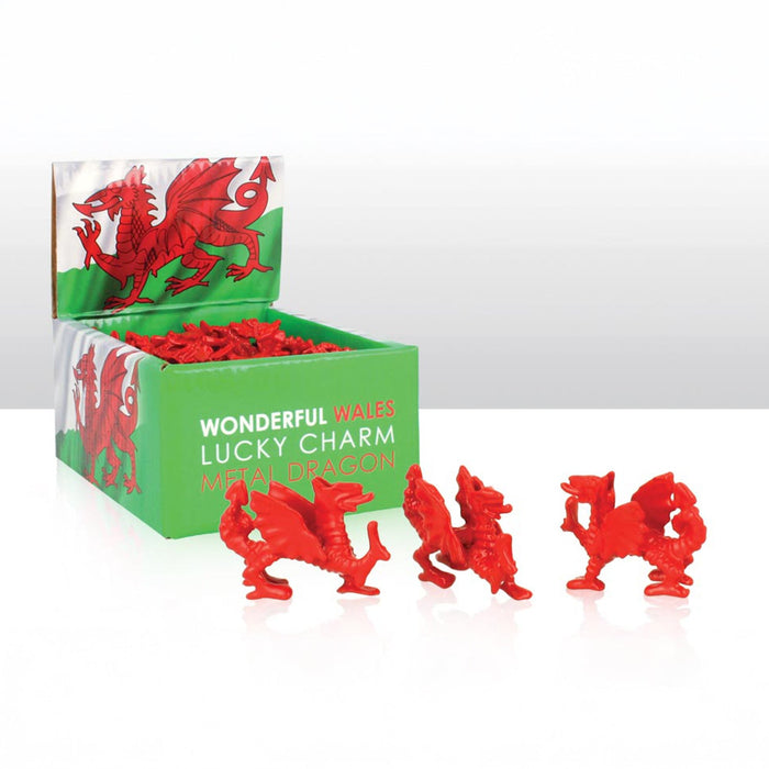 Wales Metal Dragon Figure Charm In CDU 0050