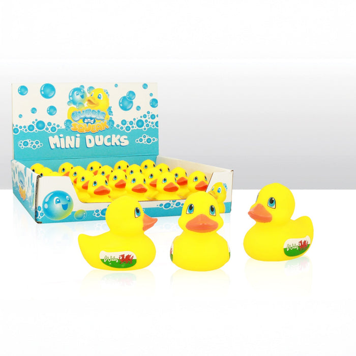 Wales Winged 5cm Mini Rubber Duck 0020