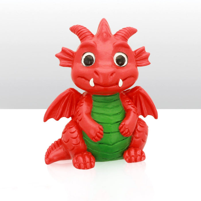 Cute Wales Dragon Resin Painted Magnet 0024