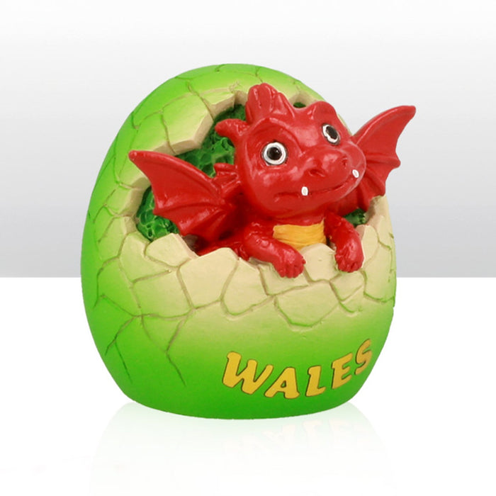 Cute Wales Dragon In Egg Painted Figure 6.5cm 0012