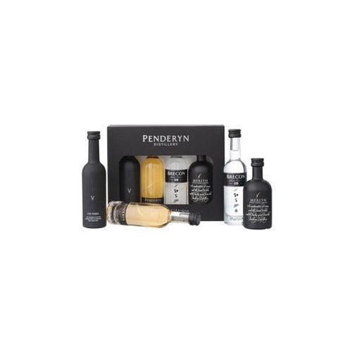 Penderyn 'The Spirit of Wales' Gift Set, 4 x 5cl