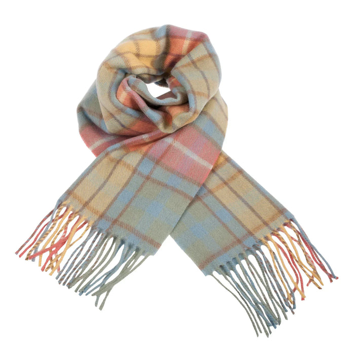 Welsh Woollens 100% Lambswool Scarf Buchanan Antique