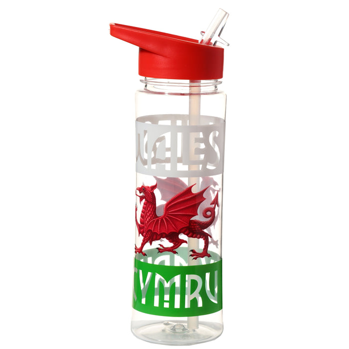 550ml Water Bottle Welsh Dragon Wales (Cymru) Souvenir 006