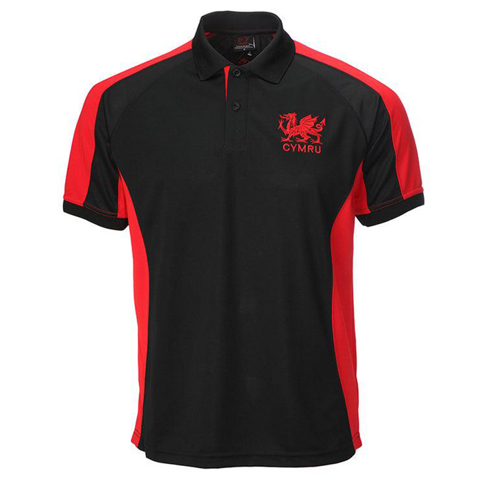 Cai Cymru Cooldry Polo Shirt