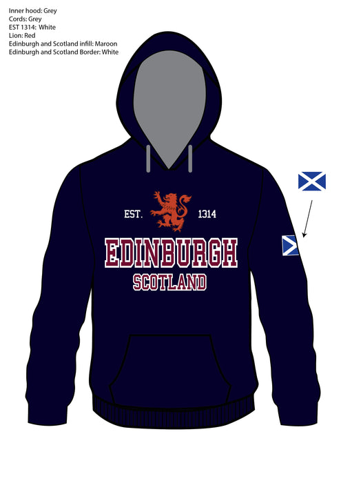 Scotland Est 1314 Edinburgh Hoodie