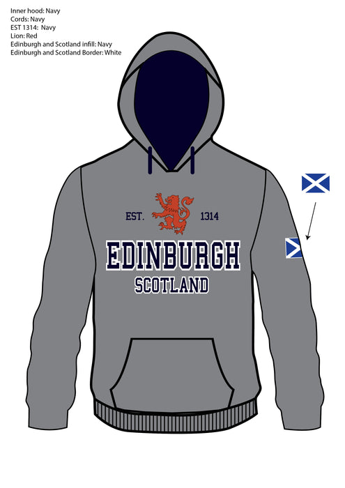 Scotland Est 1314 Edinburgh Hoodie