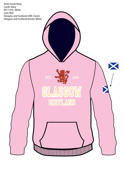 Kids Scotland Est 1314 Glasgow Hoodie