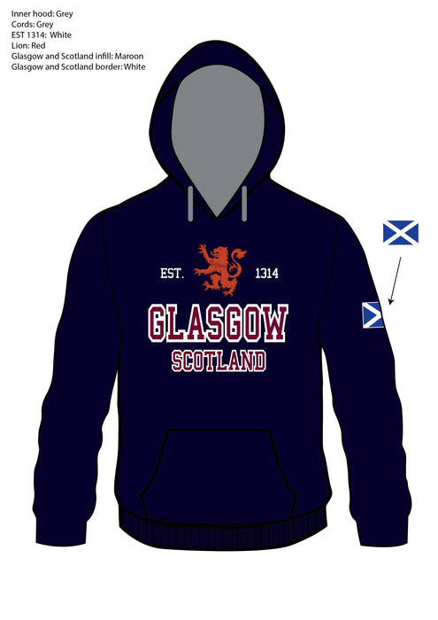 Scotland Est 1314 Glasgow Hoodie