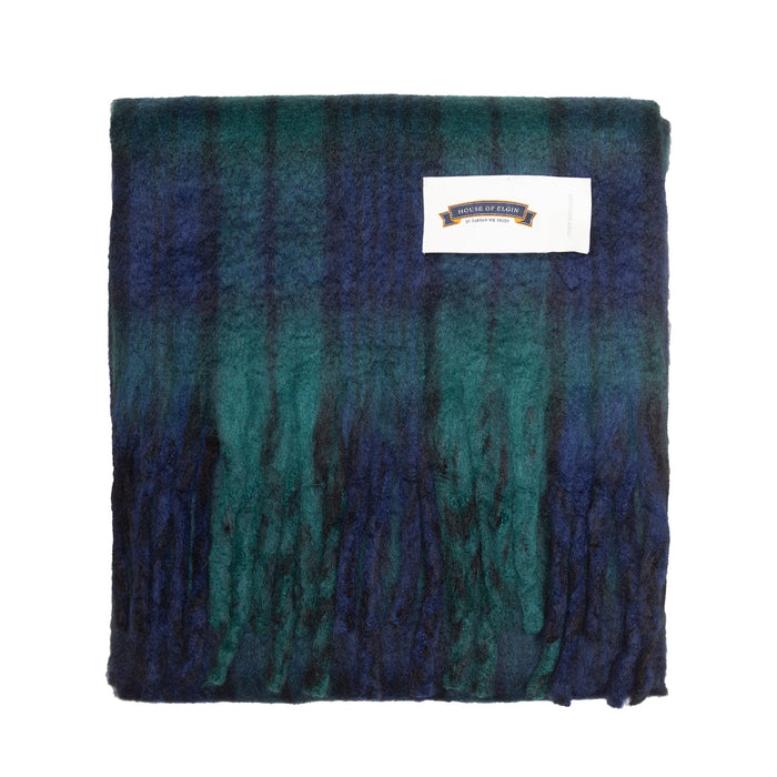 House of Elgin Tartan Blanket Scarf Black Watch