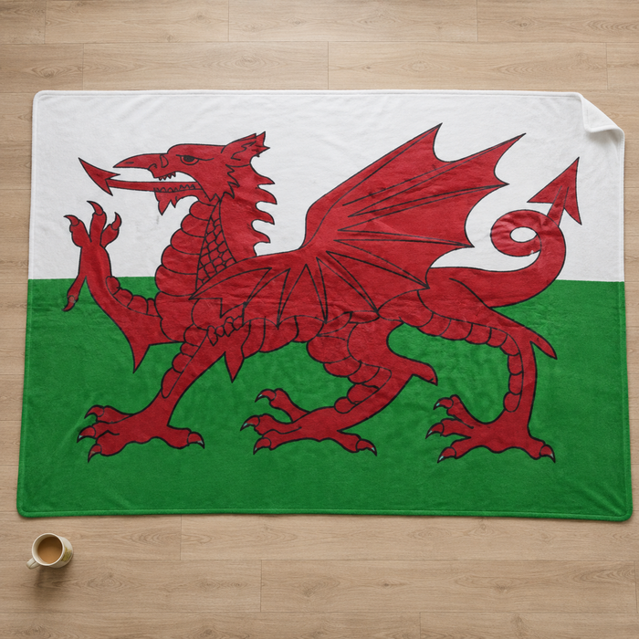 Manav Wales Soft Touch Blanket Throw