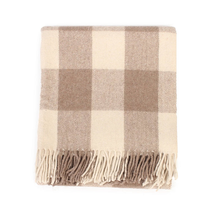 Welsh Woollens Recycled Wool Tartan Blanket Throw - Jacob