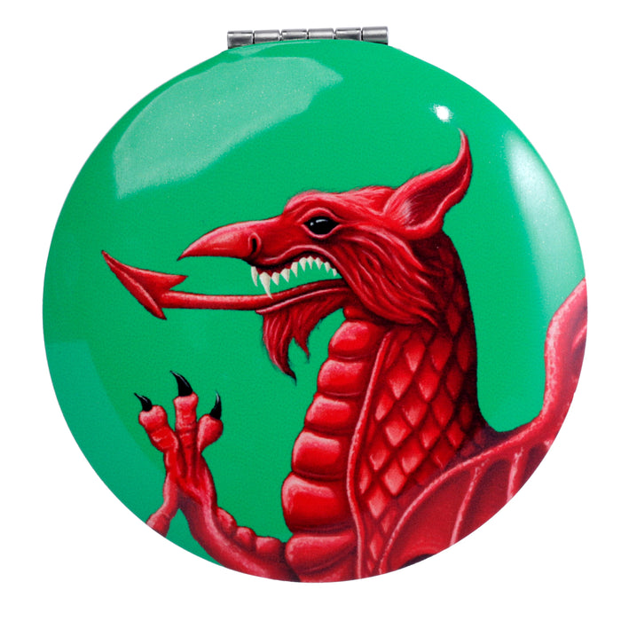 Welsh Dragon Wales (Cymru) Souvenir Compact Mirror