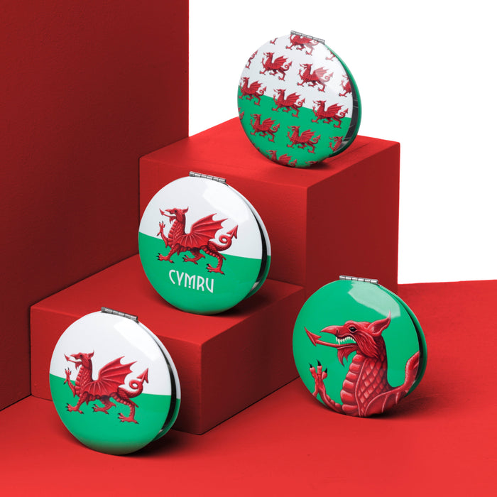 Welsh Dragon Wales (Cymru) Souvenir Compact Mirror