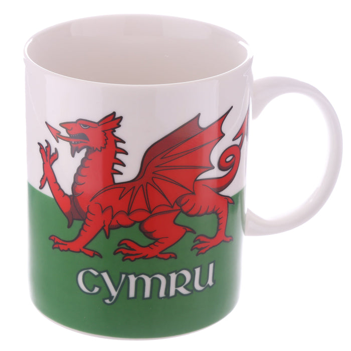 Welsh Dragon Wales (Cymru) Souvenir Porcelain Mug