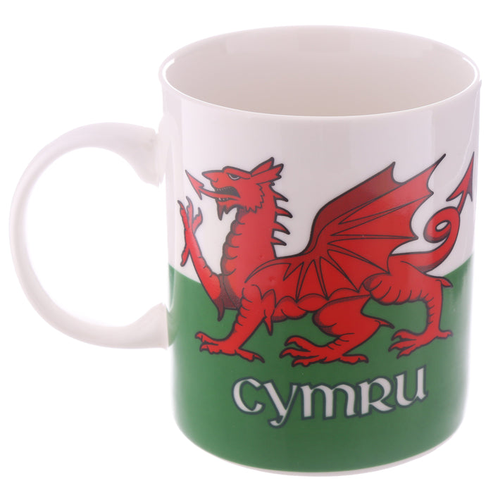 Welsh Dragon Wales (Cymru) Souvenir Porcelain Mug 006