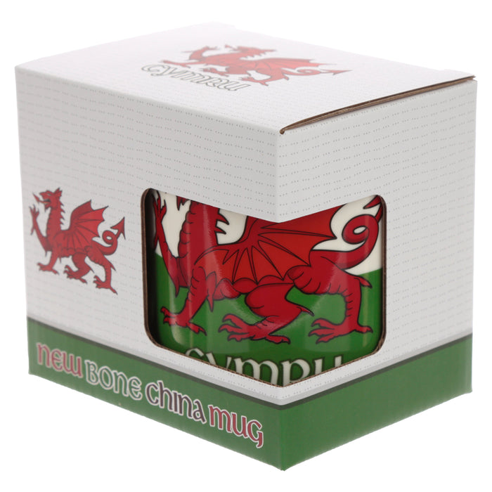 Welsh Dragon Wales (Cymru) Souvenir Porcelain Mug