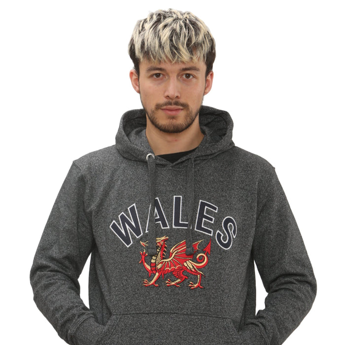 New Golden Dragon Marl Black Hoodie