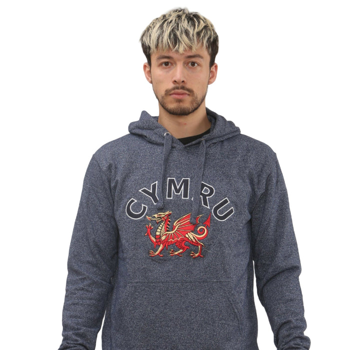 New Golden Dragon Marl Blue Hoodie