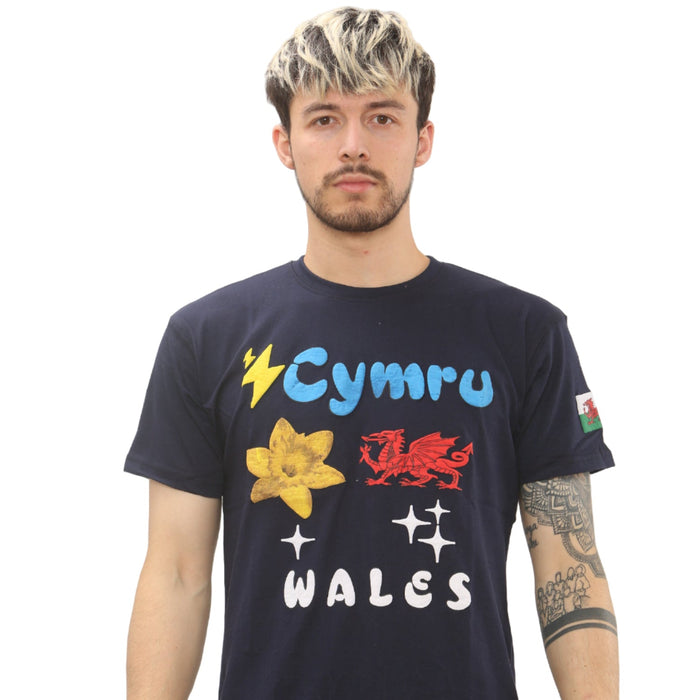 Puff Print Welsh T-Shirt