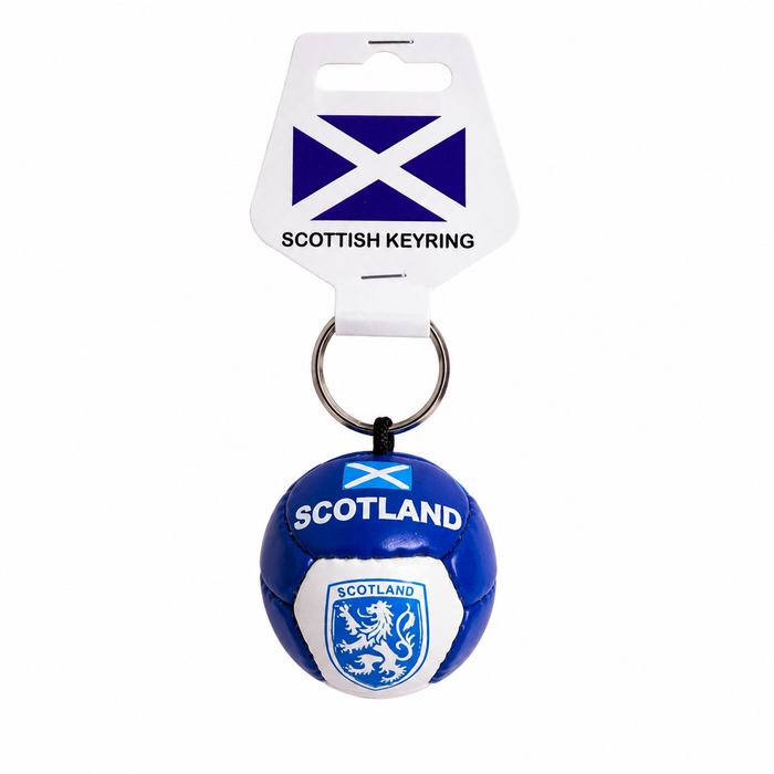 Scotland Rugby Ball & Football Keyring