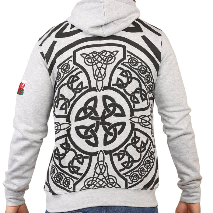 Wales Celtic Tattoo Grey Hoodie