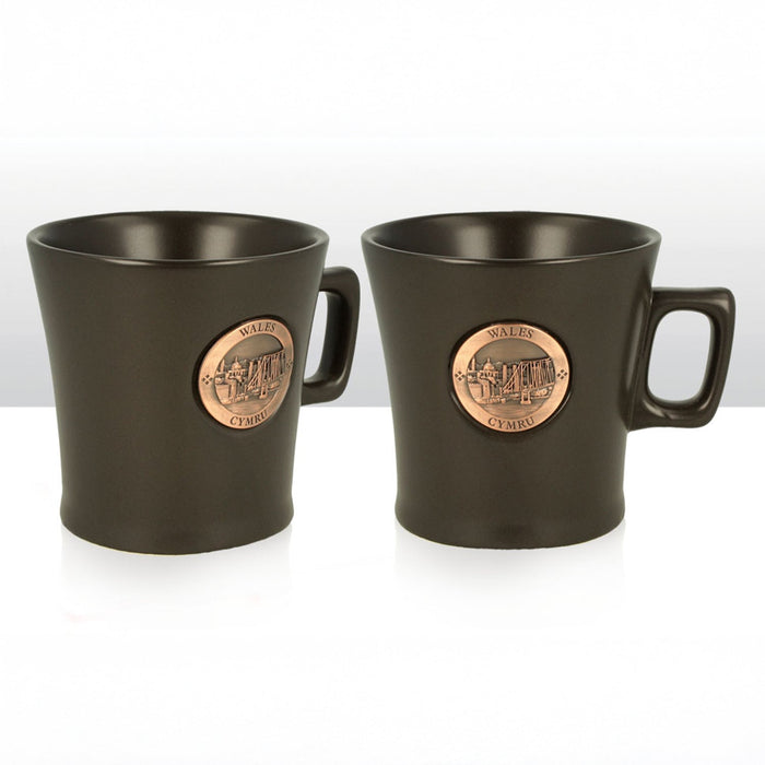 Wales Montage Metal Disc Ceramic Mug 0012