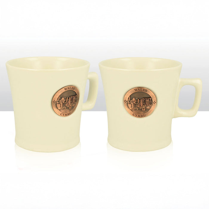 Wales Montage Metal Disc Ceramic Mug 0012