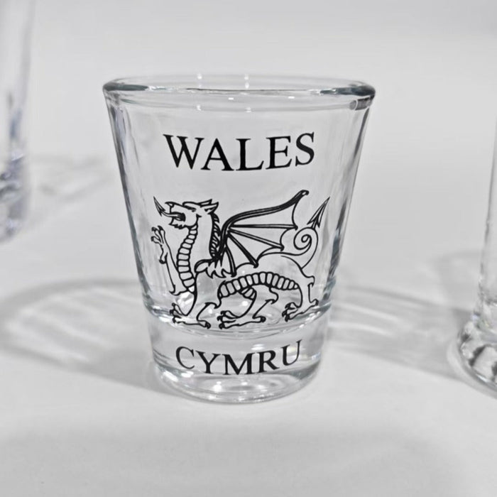 Wales Dragon Cymru Shot Glass