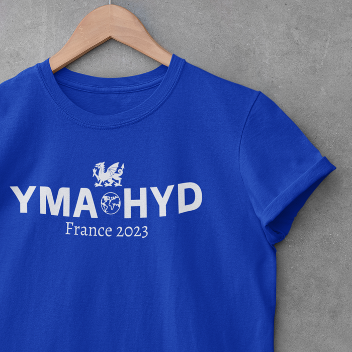 Ladies Yma o Hyd RWC 2023 T-Shirt