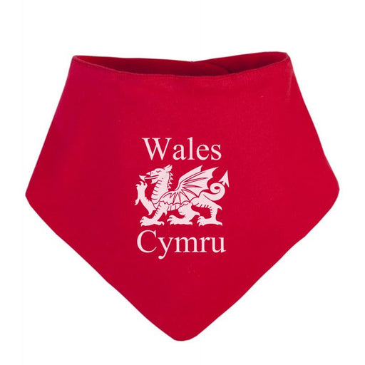 Baby Bandana Bib - Welsh Dragon - Giftware Wales