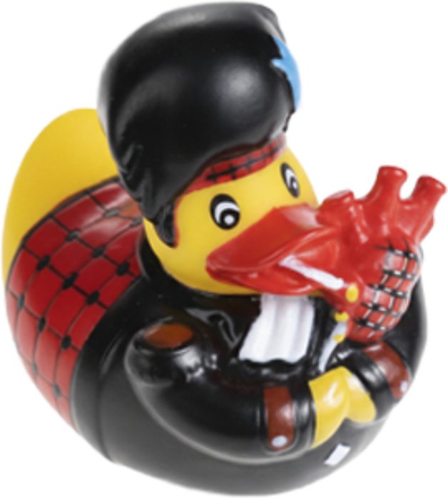 Bagpipe Rubber Duck 9cm