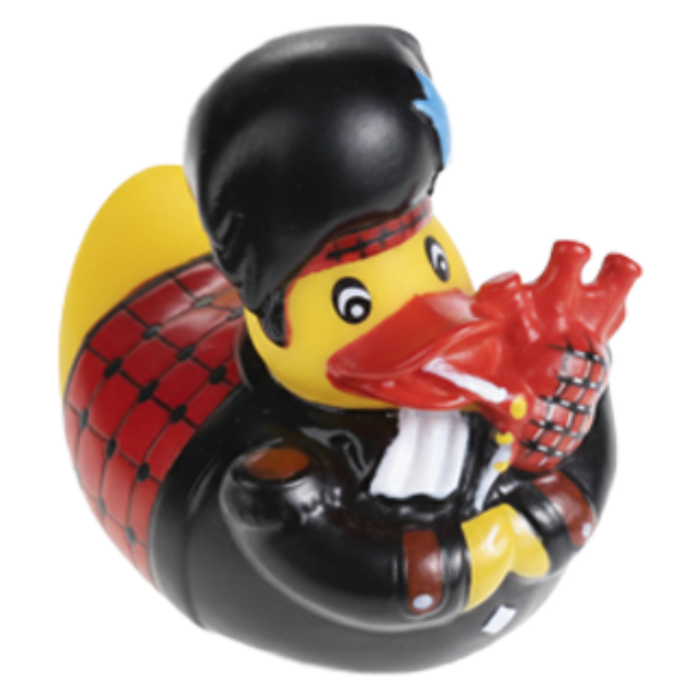 Bagpipe Rubber Duck 9cm