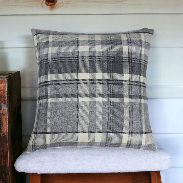 Balmoral Check wool Touch cushions - Giftware Wales