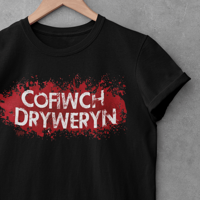 BARGAIN BASEMENT - Cofiwch Dryweryn - Women's Welsh T-Shirt - Giftware Wales