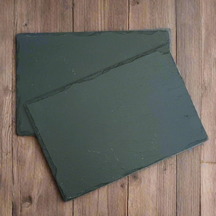 BARGAIN BASEMENT - Rectangular Welsh Slate Placemats - Set Of 2 - Giftware Wales