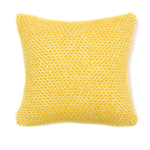 Beehive Yellow Cushion - Pure New Wool Cushion by Tweedmill®