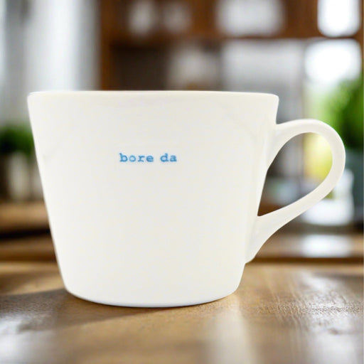 Bore Da Bucket Mug - By Keith Brymer Jones (350) - Giftware Wales