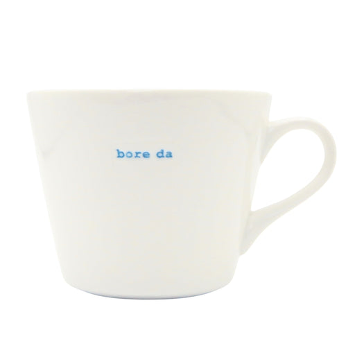 Bore Da Bucket Mug - By Keith Brymer Jones (350) - Giftware Wales