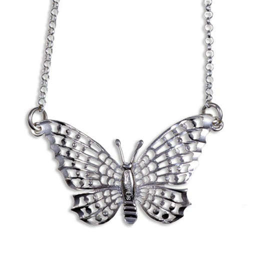 Butterfly Silver Pendant By St Justin (Sp36) - Giftware Wales