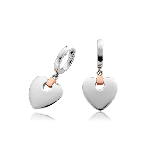 Cariad Heart Drop Earrings by Clogau® - Giftware Wales