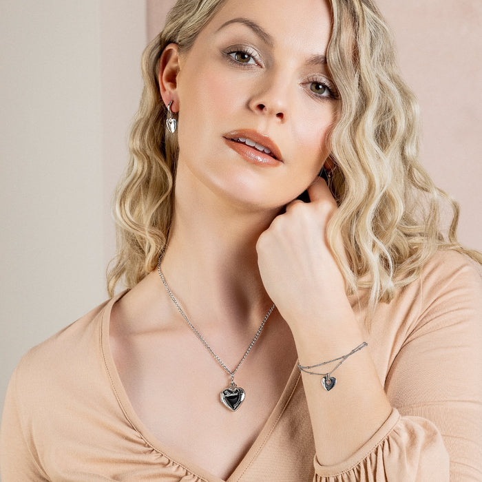 Cariad Heart Drop Earrings by Clogau® - Giftware Wales