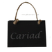 Cariad (Love) Slate Hanging Plaque - Giftware Wales