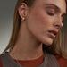 Cariad Sparkle Half Hoop Drop Earrings by Clogau® - Giftware Wales