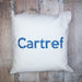 Cartref Home Welsh Cushion - Linen Effect - Giftware Wales