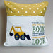 Children's Digger Book Holder Cushion - Lizzie® Sunflower - Giftware Wales