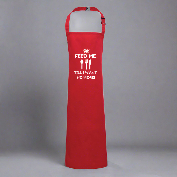 Childrens Welsh Apron - Feed Me